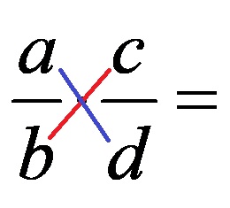 A formula for simplifying fractions before multiplying them