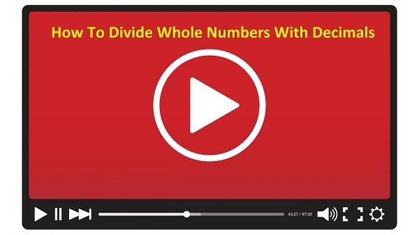 decimal divided by whole number calculator