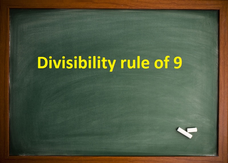 divisibility rule of 9 10 11