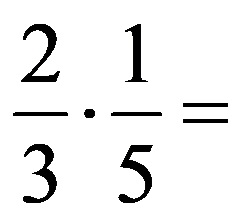 Final appearance of fractions after simplification