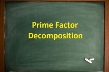 Prime Factor Decomposition