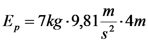 Formula za gravitaciska potencijalna energija