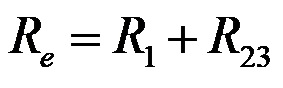 Формула за пресметување вкуепен електричен отпор во комбиниран струен круг